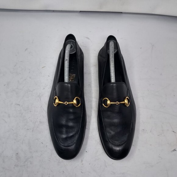 Gucci Brixton Black Leather Horsebit Loafer Shoe - Picture 7 of 13
